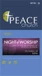 Mobile Screenshot of peacechurchwilson.com